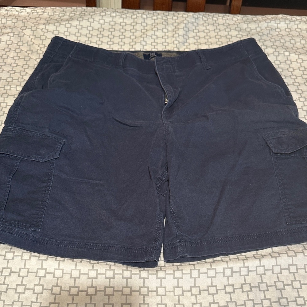 George Men's Dark Blue Cargo Shorts